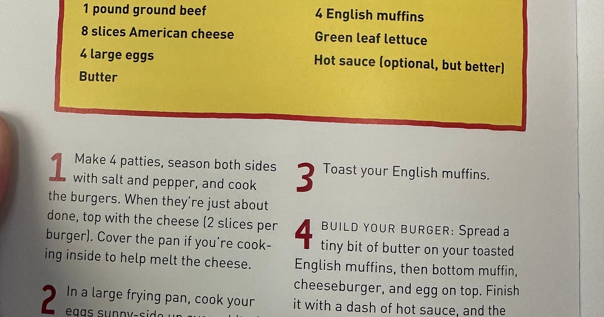 Eggers Can't be Cheesers Burger Recipe | Samsung Food App