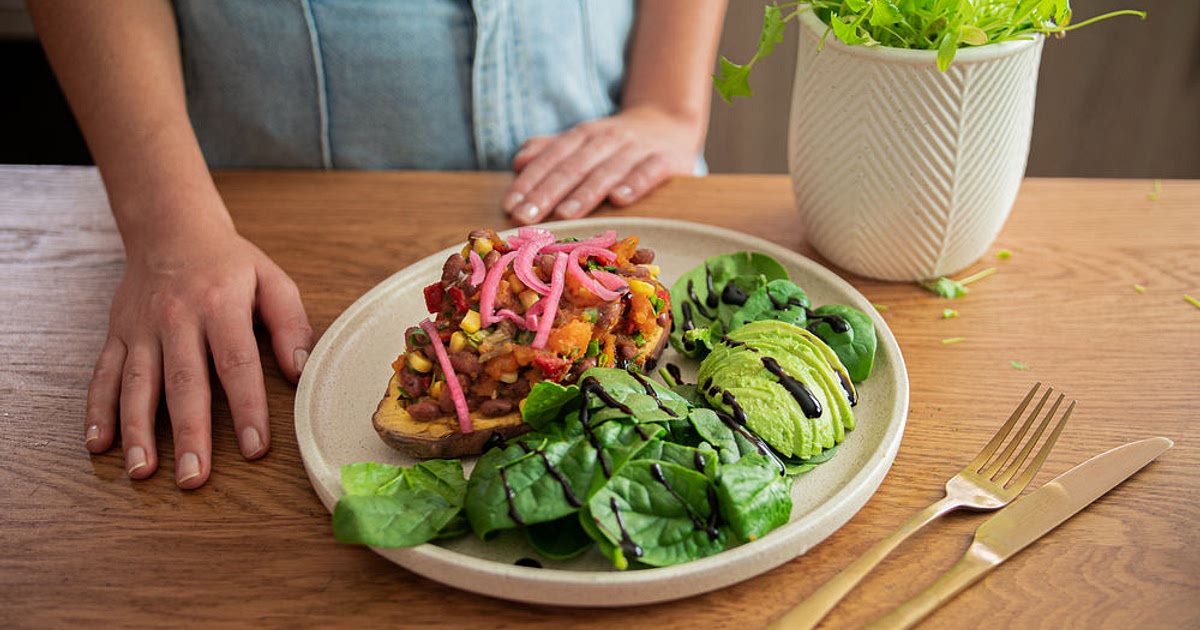 STUFFED SWEET POTATO (MEXICAN) Recipe | Samsung Food App