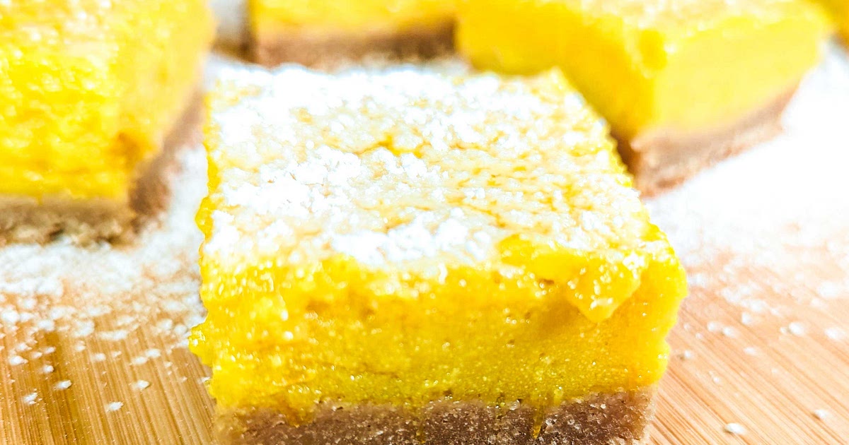 Vegan Lemon Bars (Gluten Free) Recipe | Samsung Food App