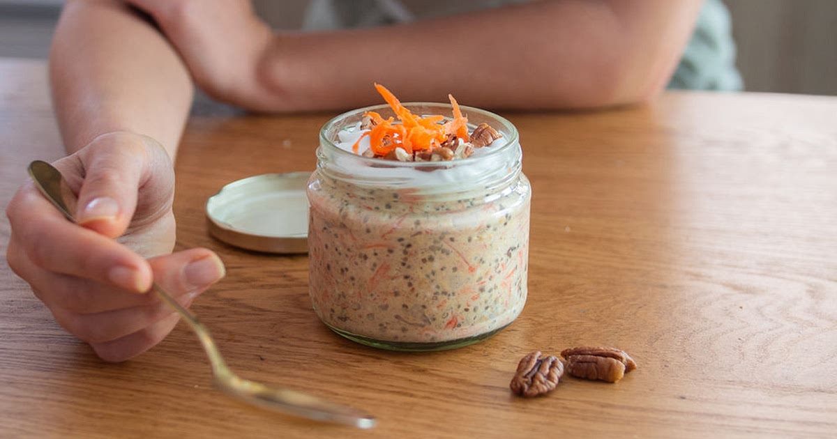 CARROT CAKE OVERNIGHT OATS Recipe | Samsung Food App