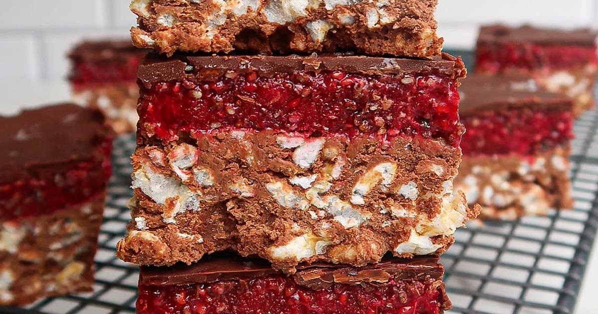 Choc Jam Rice Cake Slice Recipe | Samsung Food App
