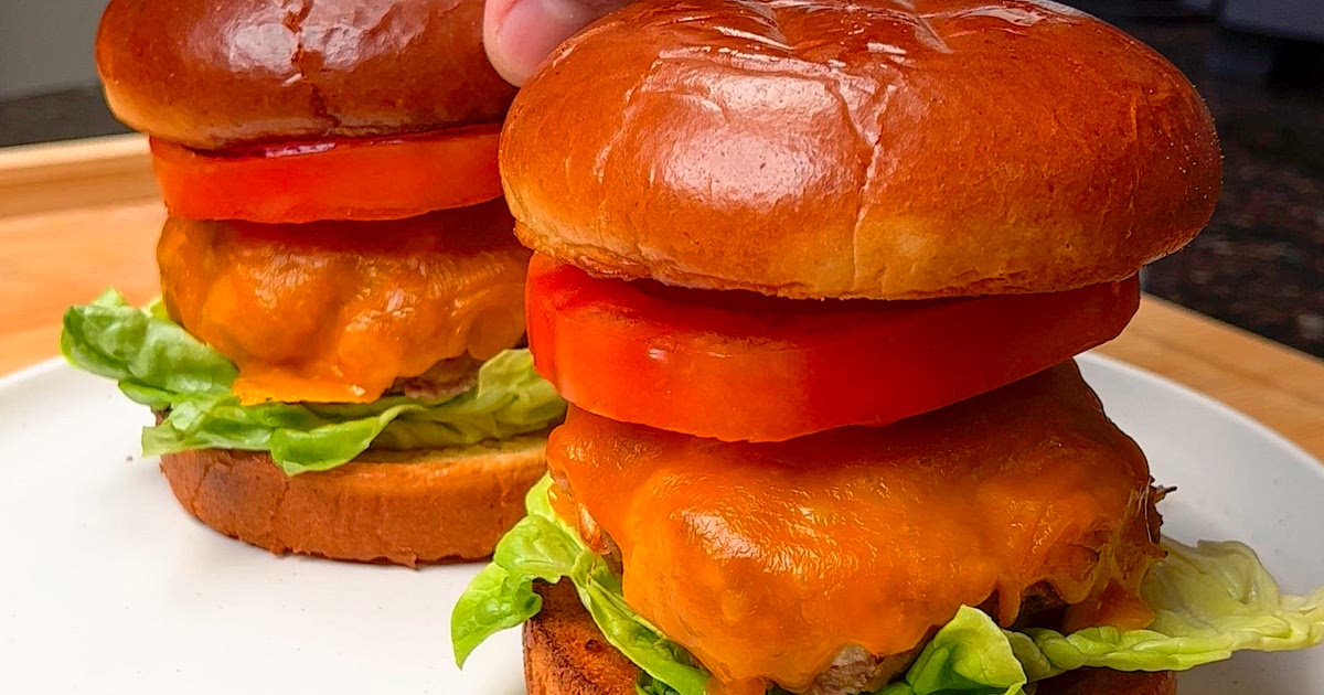 Air Fryer Turkey Burger Recipe | Samsung Food App