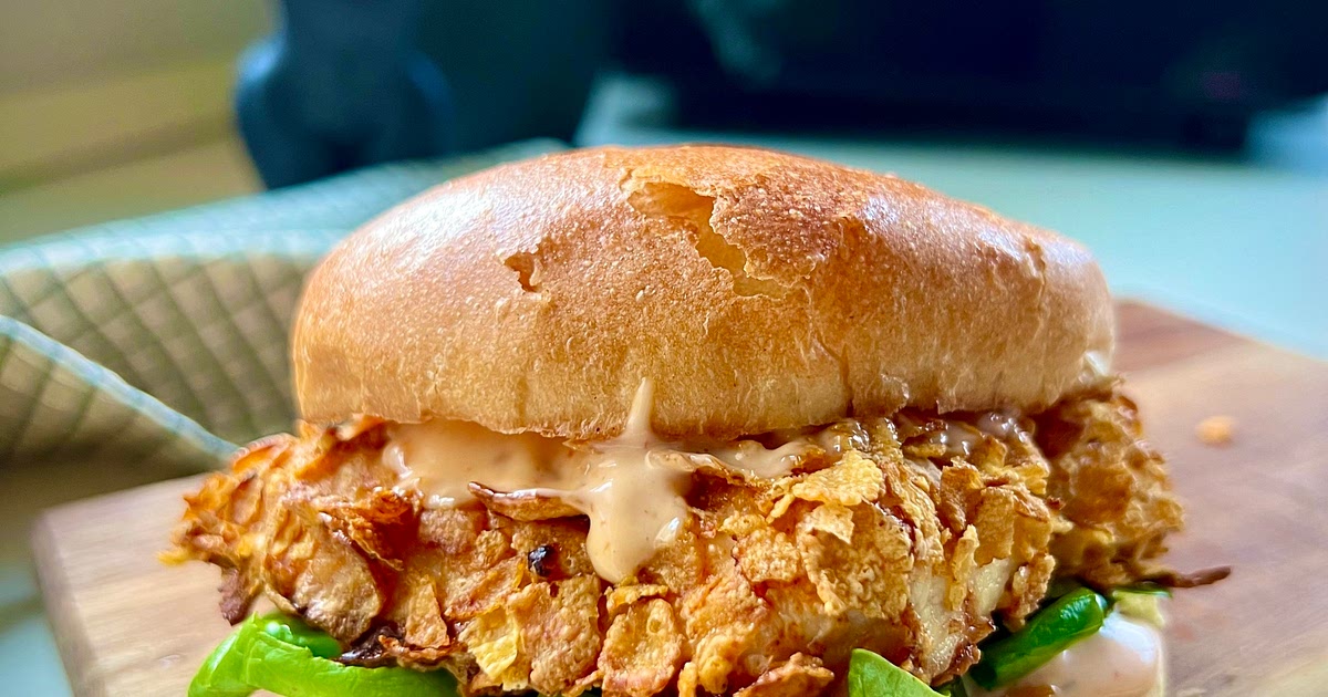 Crispy Chicken Burger Recipe | Samsung Food App