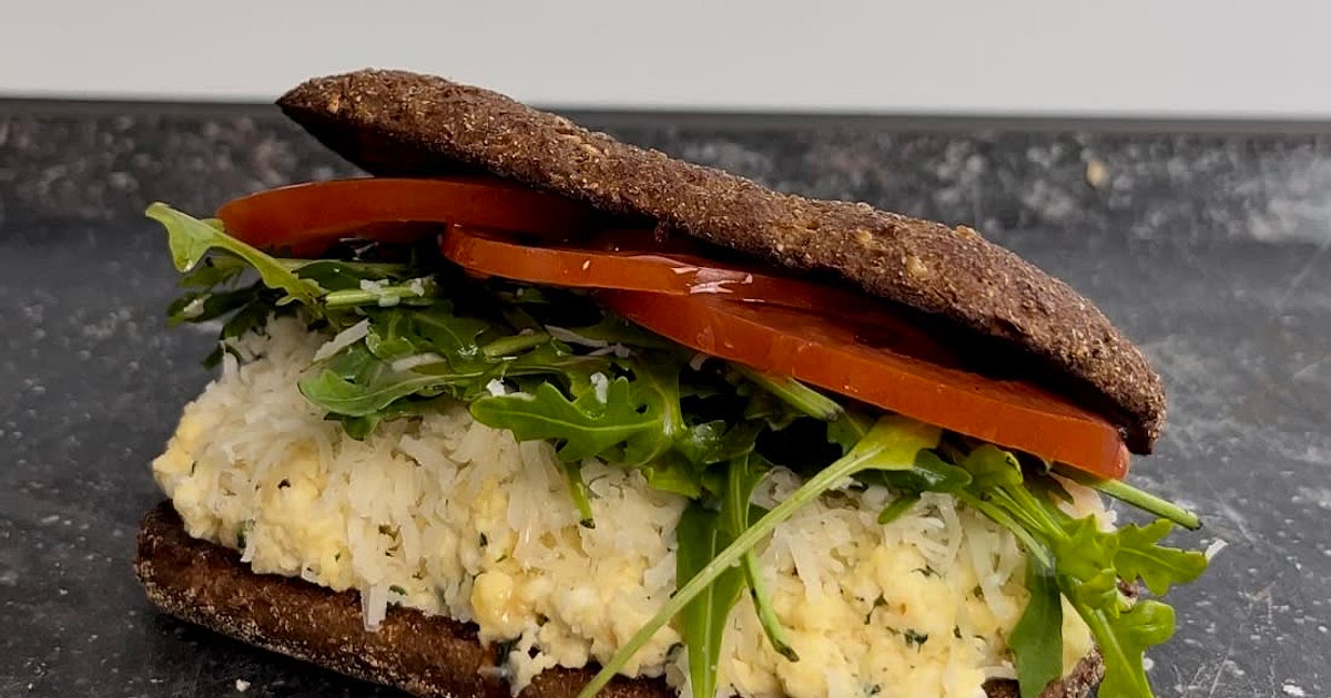 Vegetarian high protein Sandwich Recipe | Samsung Food App