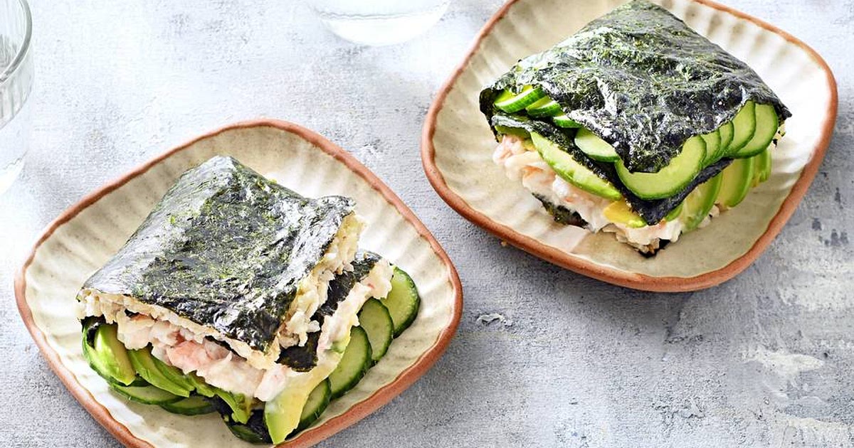 Shrimp Salad Seaweed Wraps Recipe | Samsung Food App