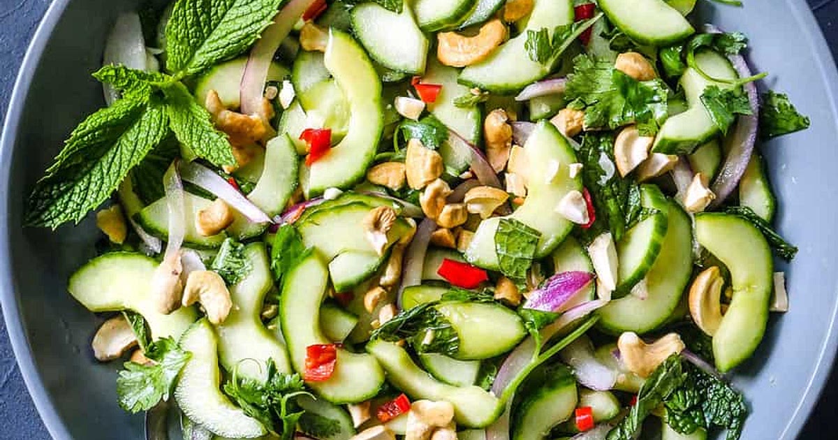 Vietnamese-inspired Cucumber Salad Recipe | Samsung Food App