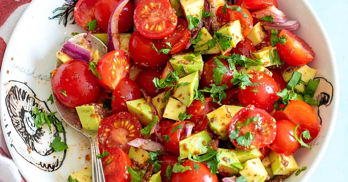 Easy Avocado & Tomato Salad Recipe | Samsung Food App