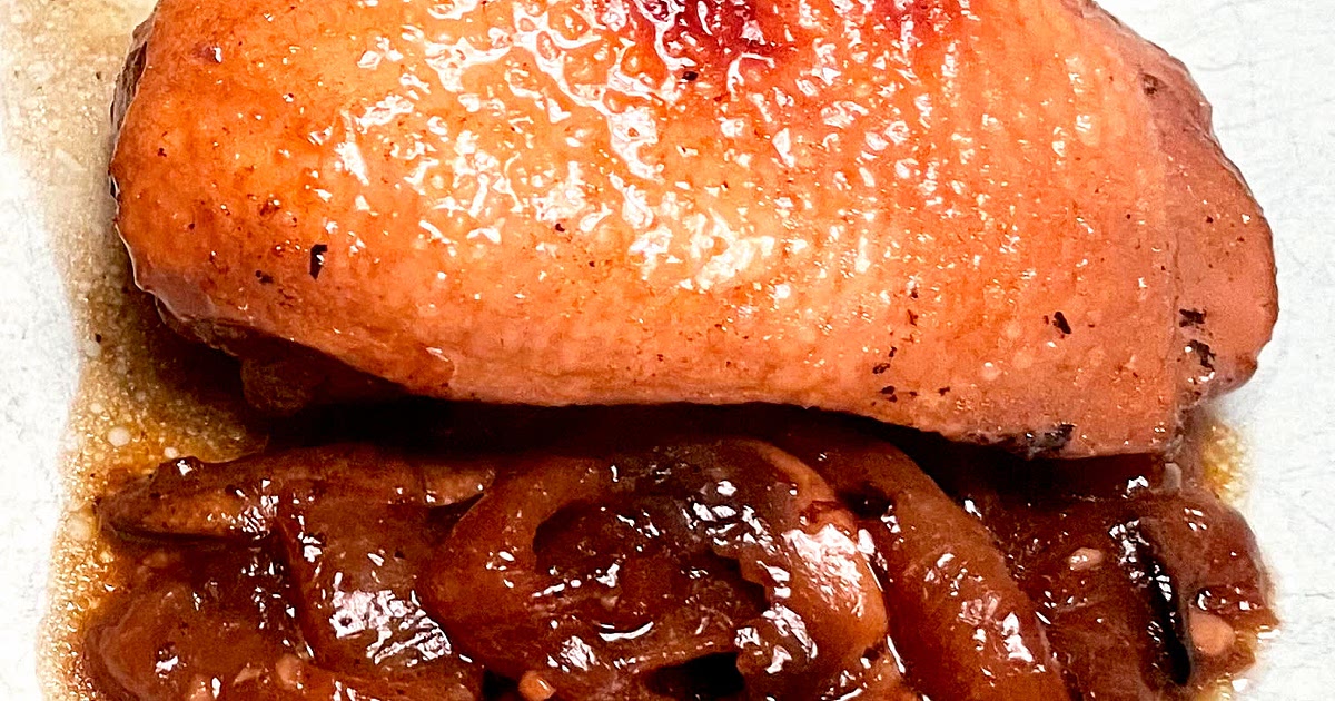French Onion Pan-Roasted Duck Recipe | Samsung Food App