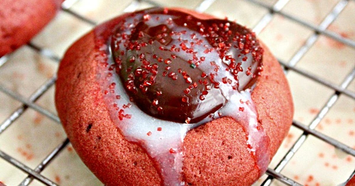Red Velvet Thumbprint Cookies Recipe | Samsung Food App