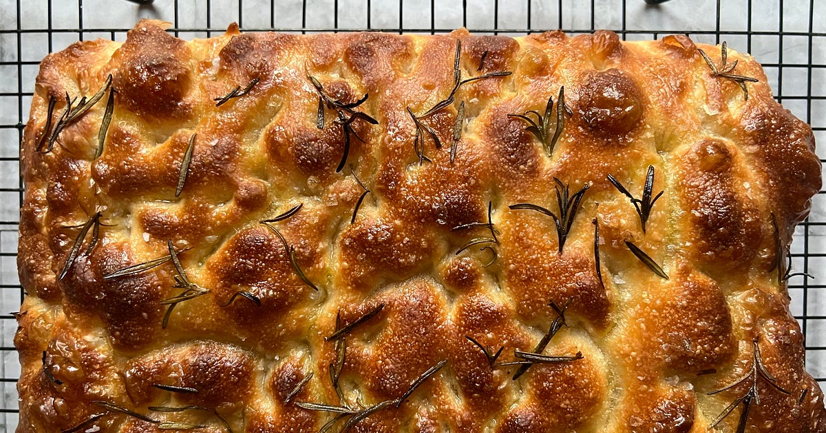 The BEST Sourdough Focaccia Recipe | Samsung Food App