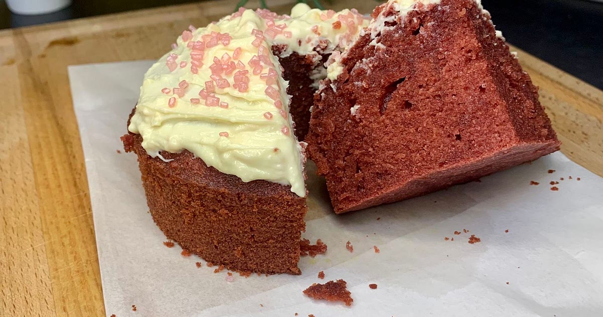 Single Serving Valentine’s Day Red Velvet Cake Recipe | Samsung Food App