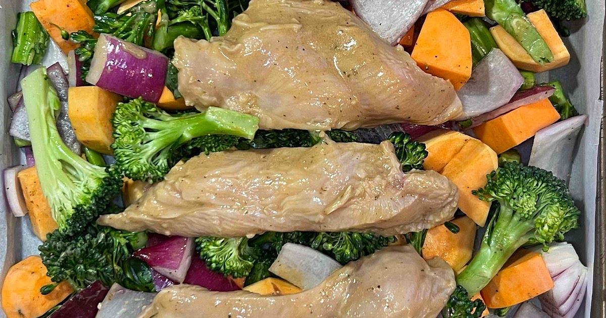 One Pan Chicken Balsamic Dinner Recipe | Samsung Food App