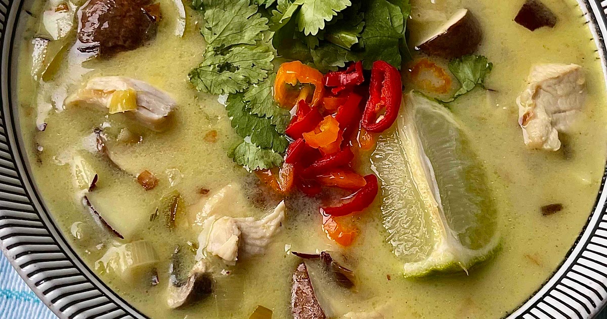 Spicy Thai Chicken Soup Recipe | Samsung Food App