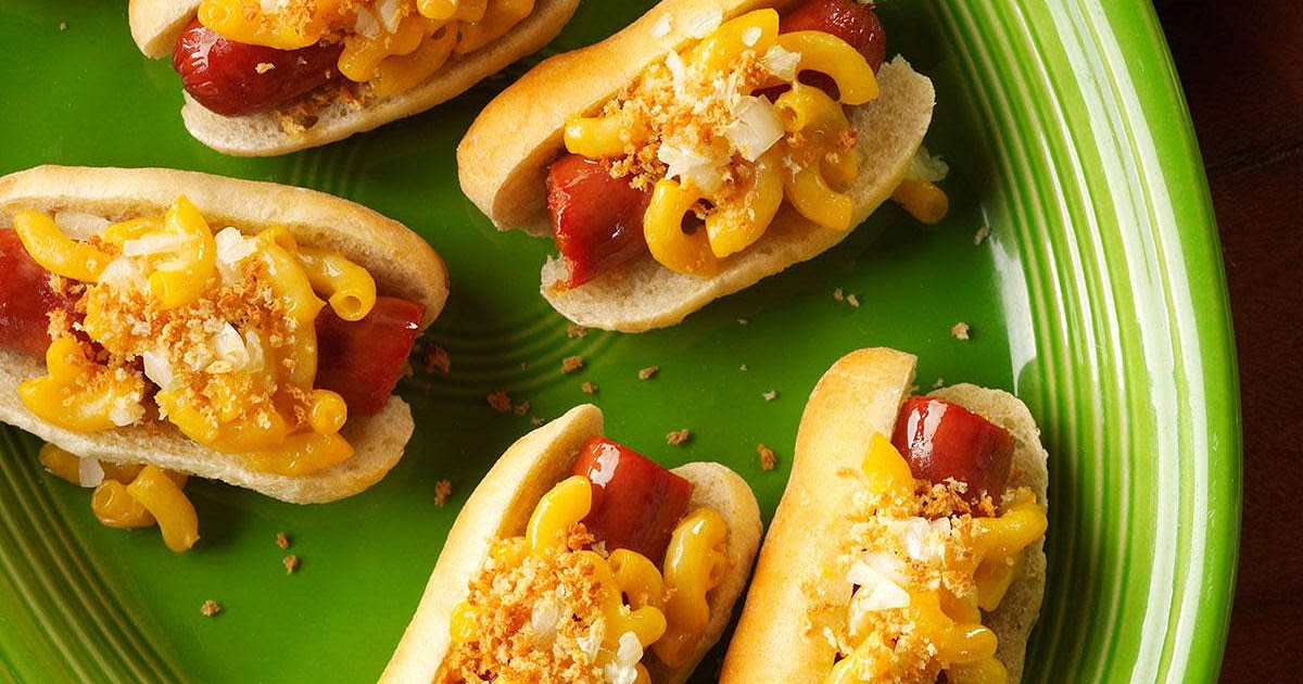 Mini Mac and Cheese Dogs Recipe | Samsung Food App