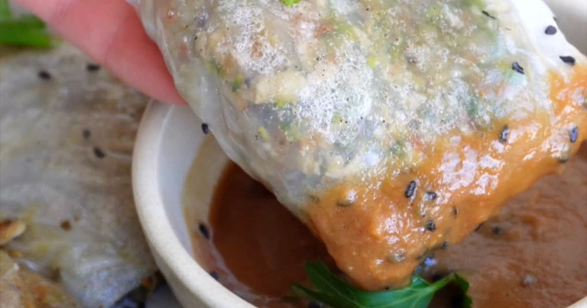 Crispy vegan Rice Paper Dumplings Recipe | Samsung Food App