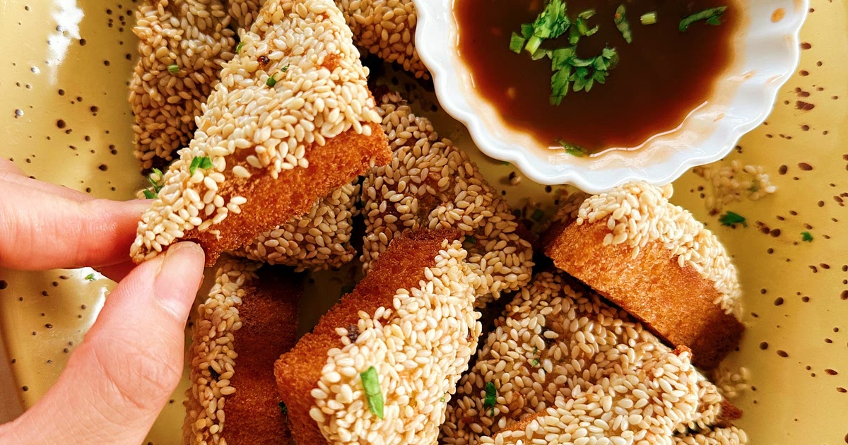 Vegan Sesame Prawn Toast (Shrimp Toast) Recipe | Samsung Food App