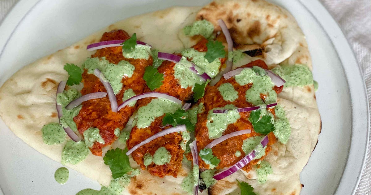 Tandoori chicken with a mint yogurt chutney Recipe | Samsung Food App