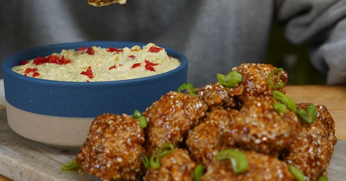 Sticky cauliflower wings & dip zero waste Recipe | Samsung Food App