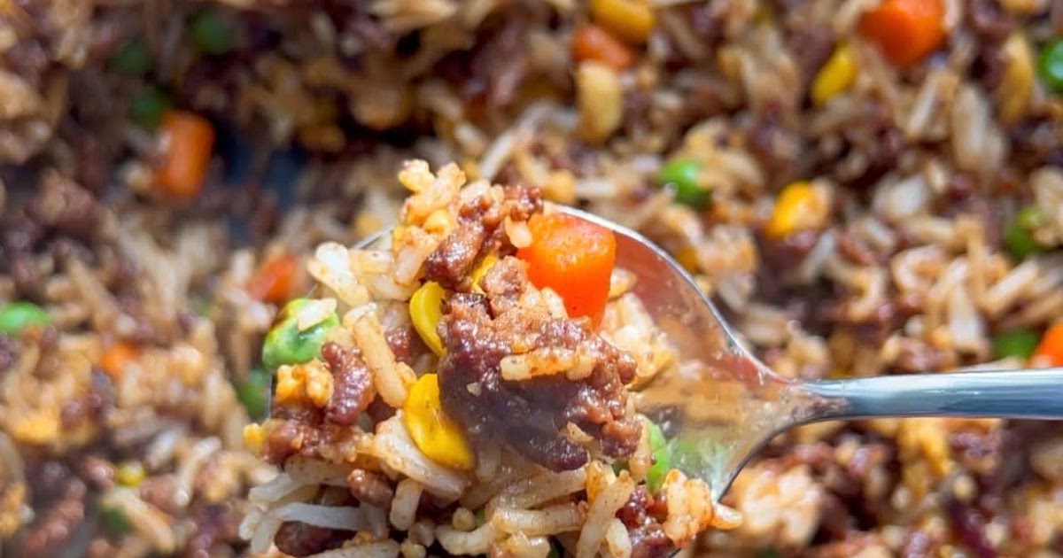 High Protein Beef Fried Rice Recipe | Samsung Food App