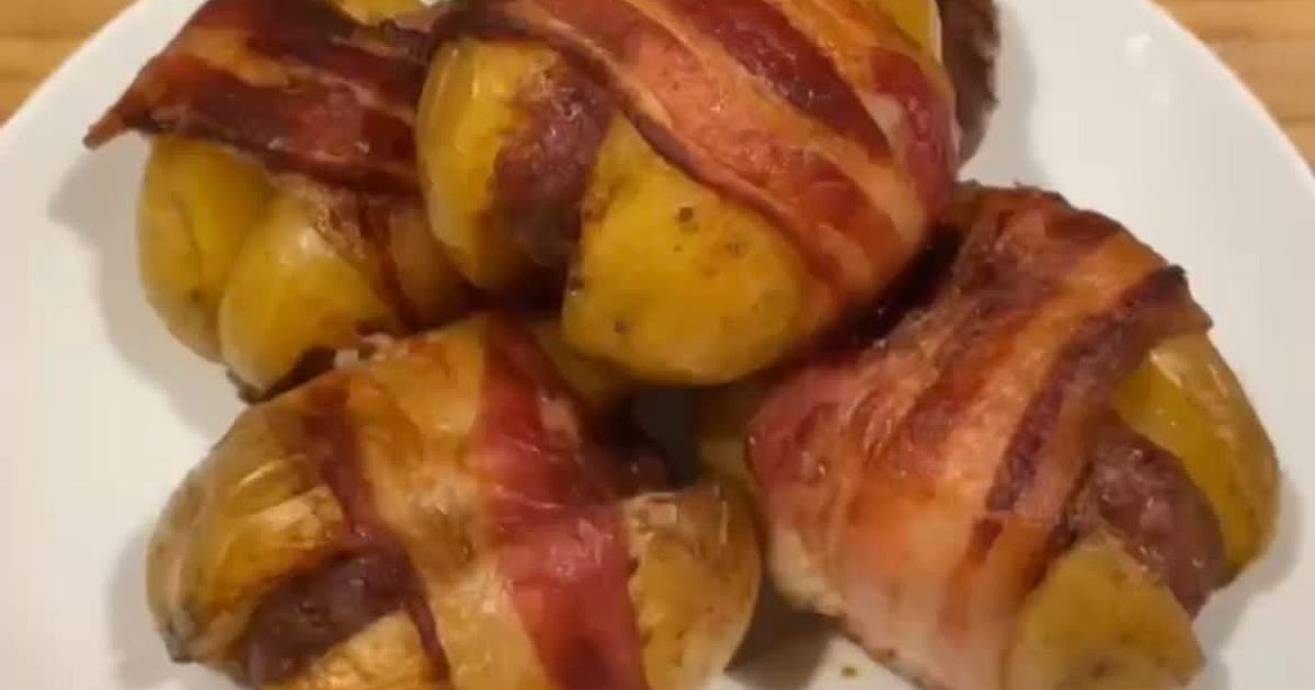 Potato Meatballs Wrapped in Bacon Recipe | Samsung Food App