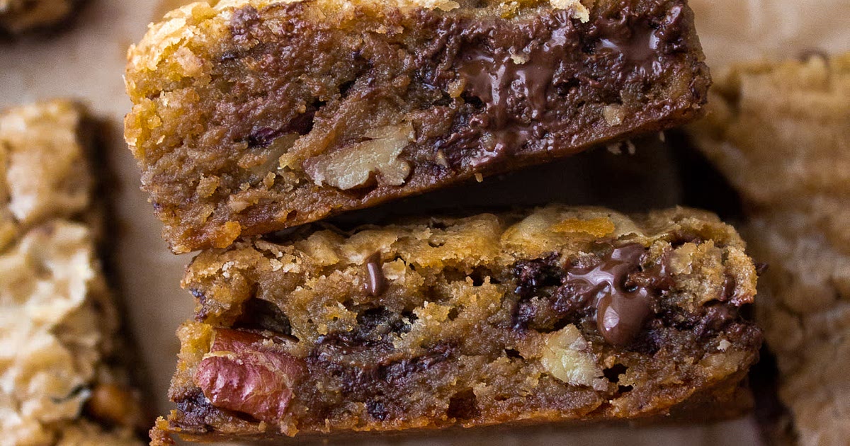 Coffee Chocolate Chip Blondies Recipe | Samsung Food App