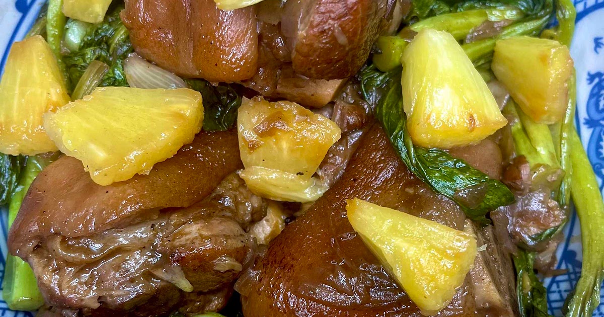 Pineapple Pork Adobo with Yu Choy Recipe | Samsung Food App