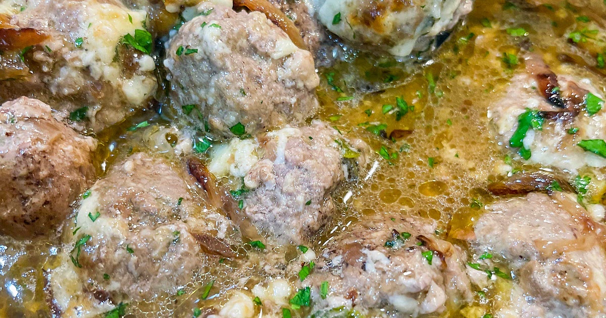 French onion meatballs Recipe | Samsung Food App