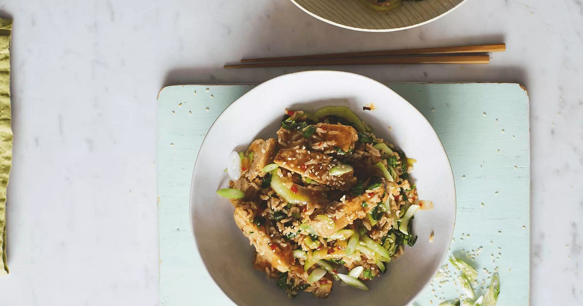 Crispy, Sticky Tofu with Pak Choi Wok Tossed Rice | BOSH! Recipe | Samsung Food App