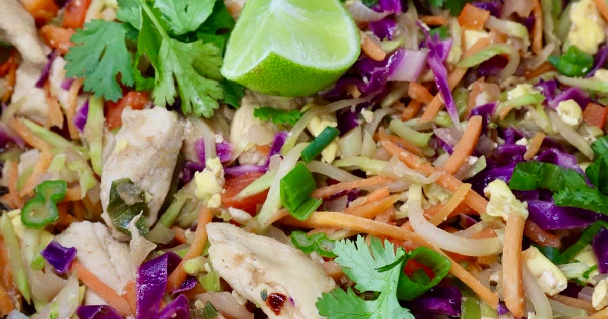 Noodle-Less Chicken Pad Thai Recipe | Samsung Food App