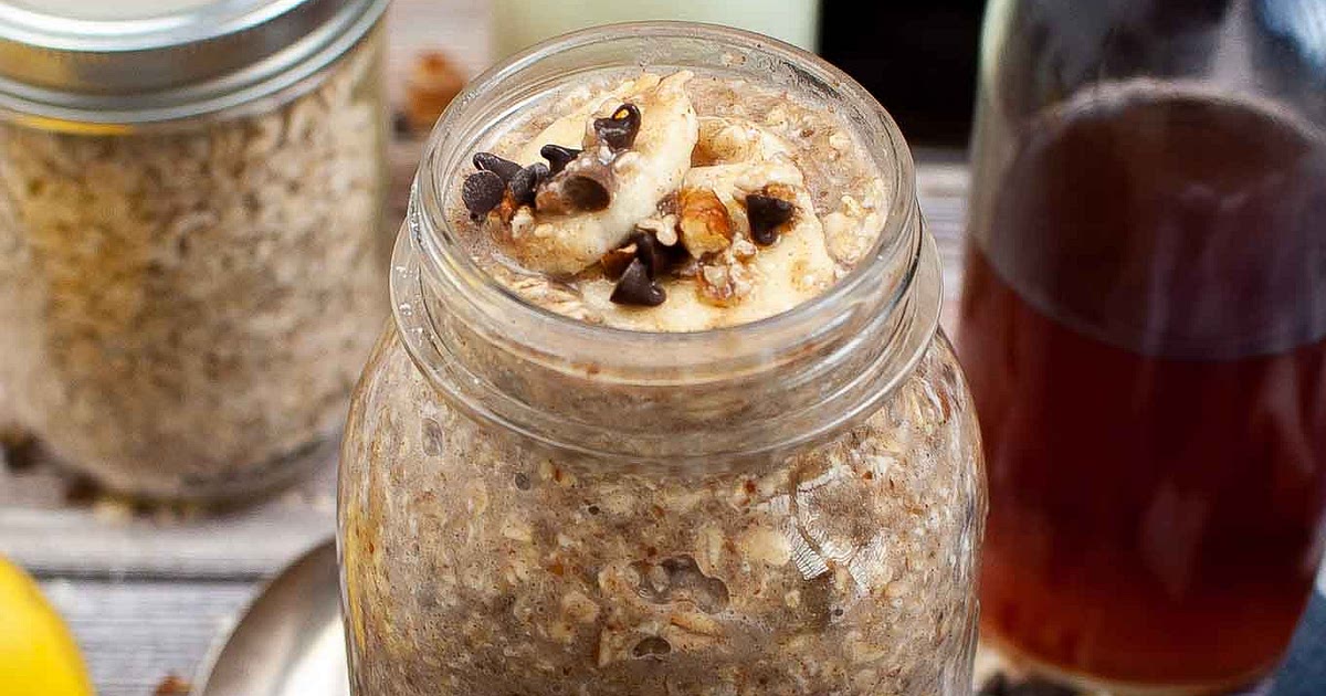 Chocolate Chip Banana Bread Overnight Oats Recipe | Samsung Food App