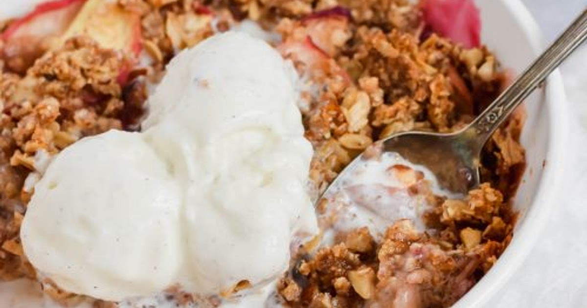 Healthy Peach Crisp Recipe | Samsung Food App