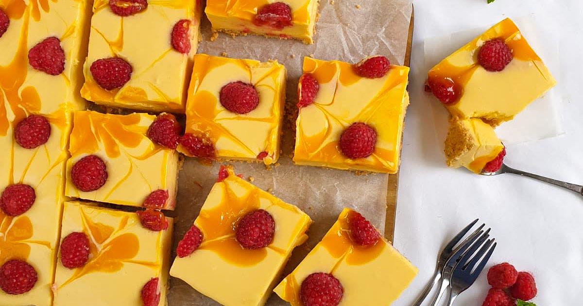 Mango Raspberry Cheesecake Recipe | Samsung Food App