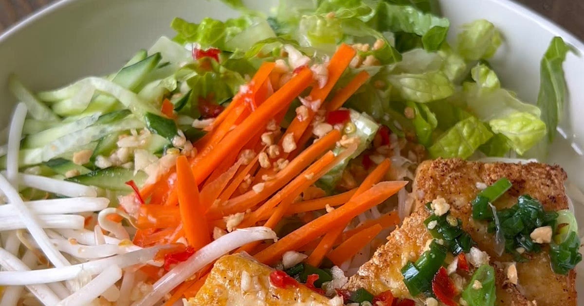 Vegan Tofu Vermicelli Bowls Recipe | Samsung Food App