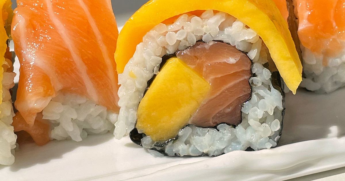 Mango&salmon roll Recipe | Samsung Food App