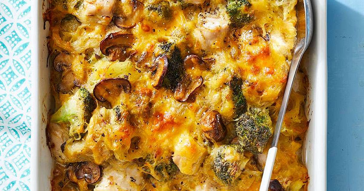 Chicken-Spaghetti Squash Bake Recipe | Samsung Food App