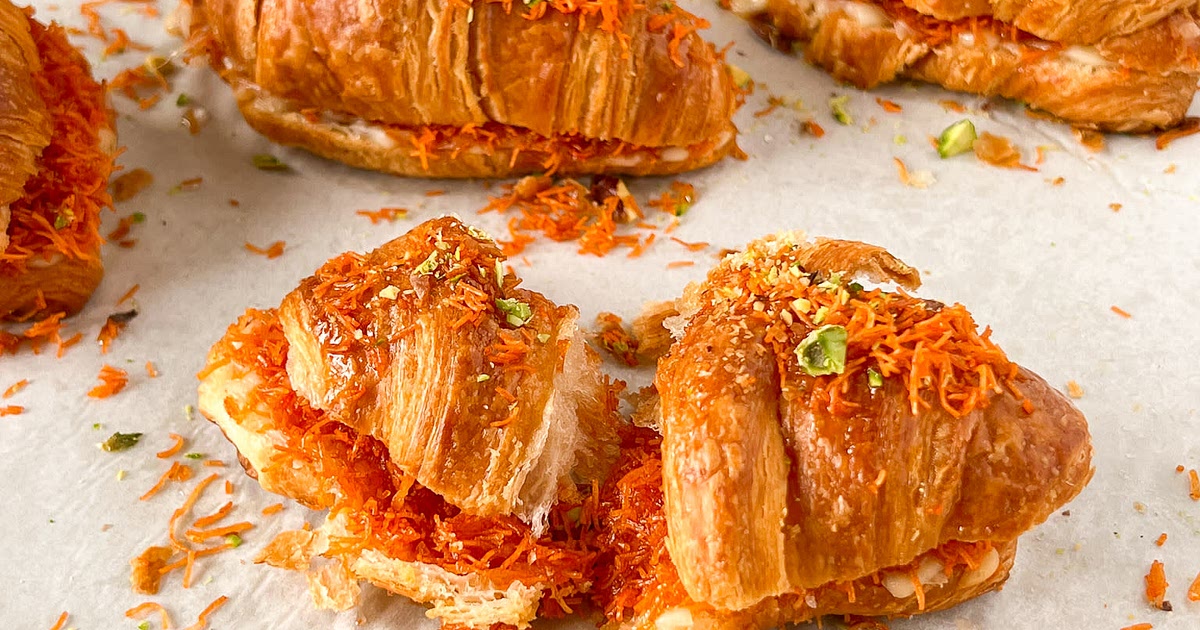 Knafeh Croissant Recipe | Samsung Food App
