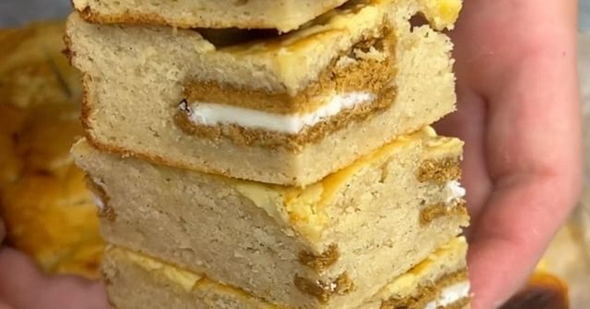 Cinnamon Bun Oreo Blondies Recipe | Samsung Food App