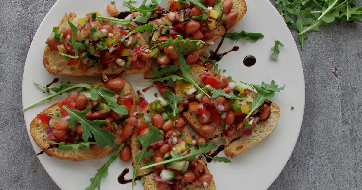 Borlotti bean bruschetta Recipe | Samsung Food App