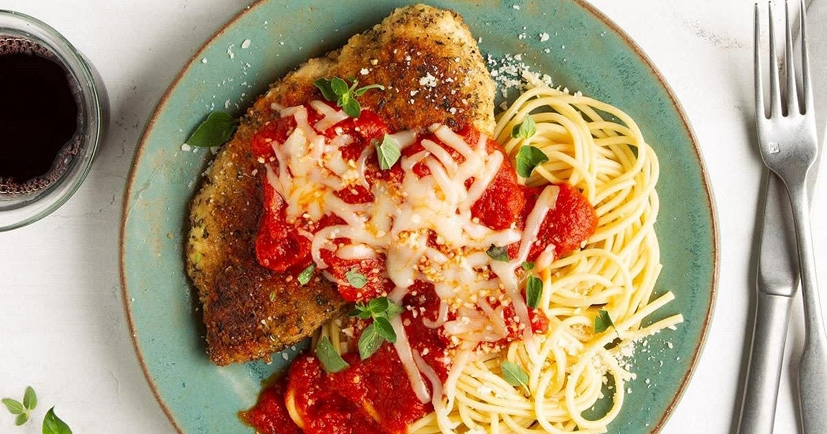 Chicken Parmesan Spaghetti Recipe | Samsung Food App