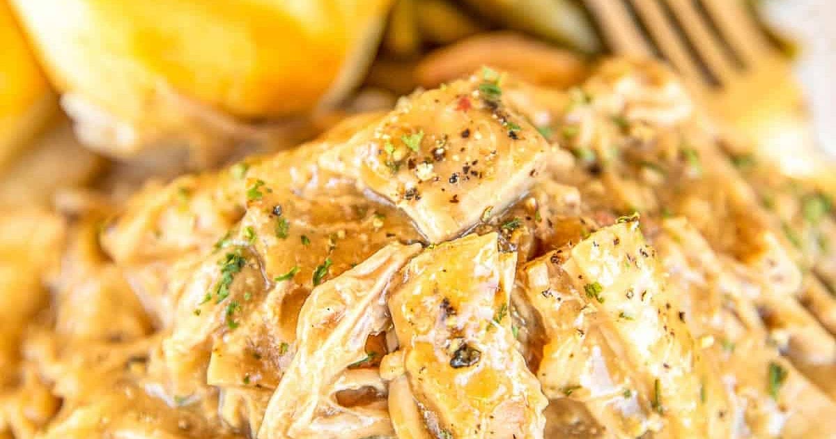 Crockpot Pork Tenderloin and Gravy Recipe | Samsung Food App