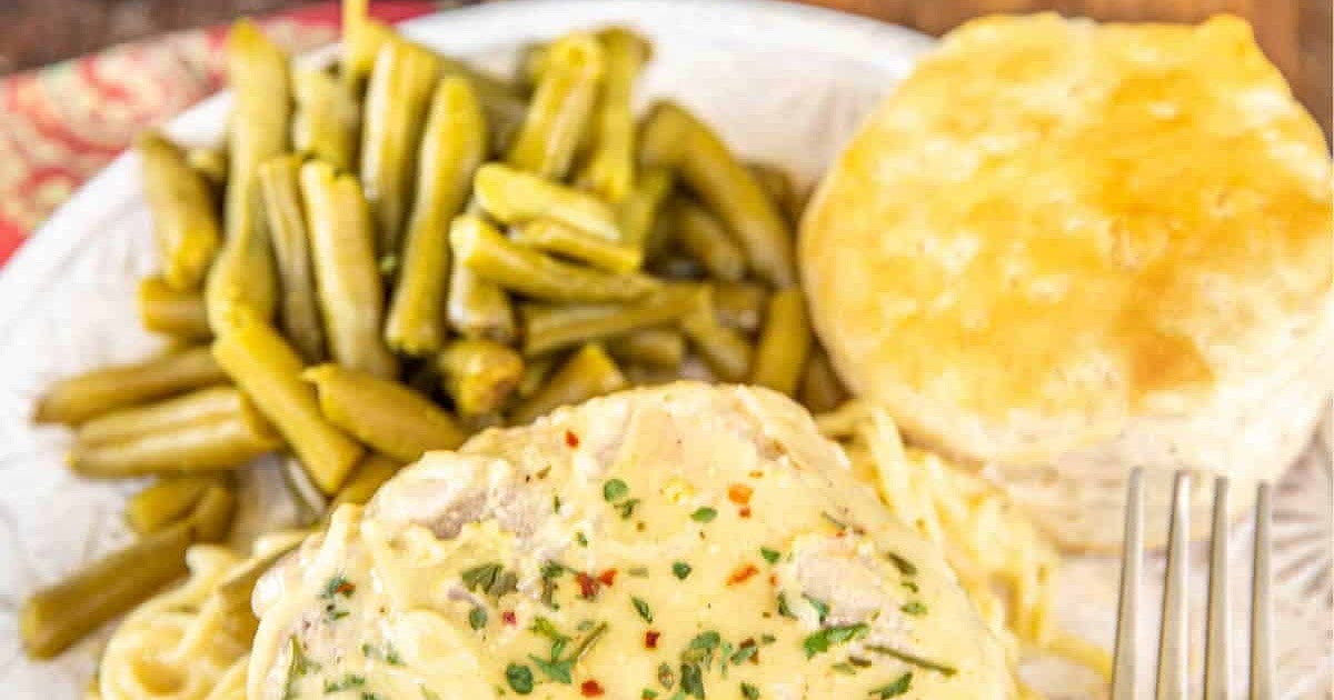 Ranch Pork Chops Over Pasta Recipe | Samsung Food App