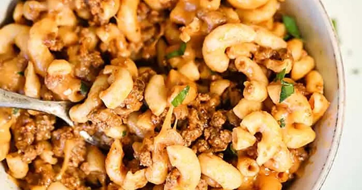 Crock pot Cheeseburger Macaroni Recipe | Samsung Food App