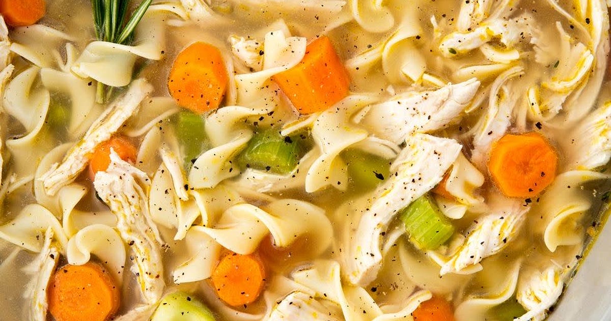 Slow Cooker Chicken Noodle Soup Recipe | Samsung Food App
