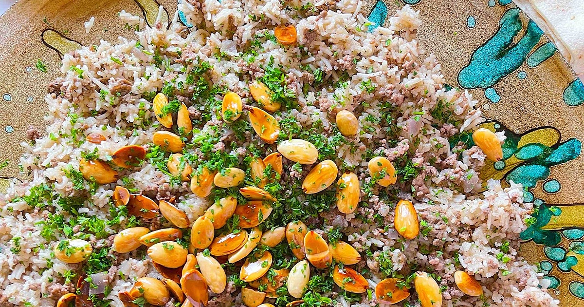 Arabic One Pot Spiced Rice & Ground Beef (Hashweh Rice) Recipe | Samsung Food App