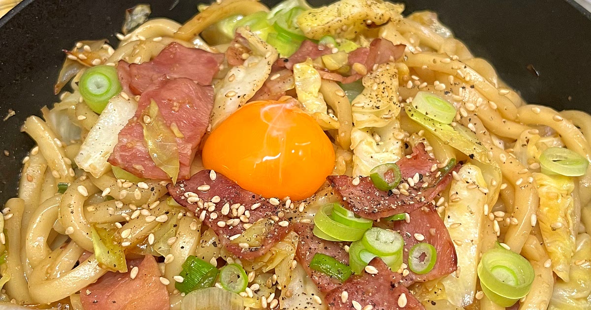 Stir-fry Soy Sauce Udon Recipe | Samsung Food App