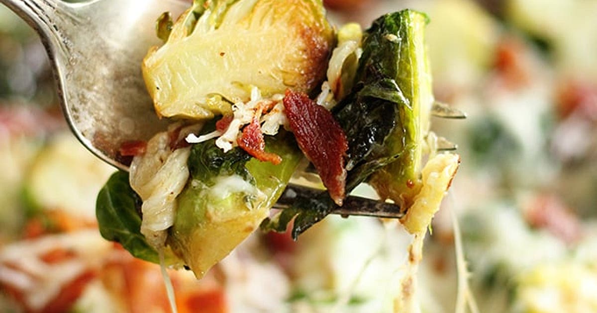 Cheesy Brussels Sprouts with Bacon Recipe | Samsung Food App