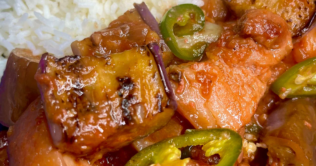 Pork Binagoongan with Coconut Soda Recipe | Samsung Food App