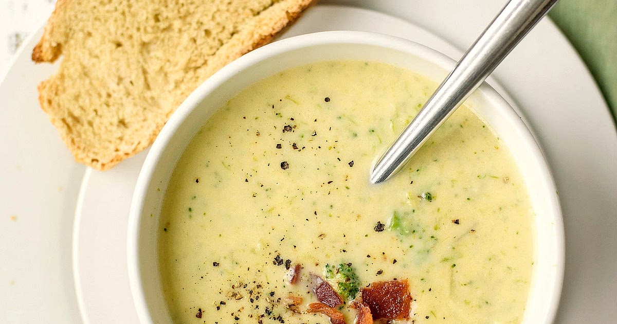 Cheesy Broccoli Soup Recipe | Samsung Food App