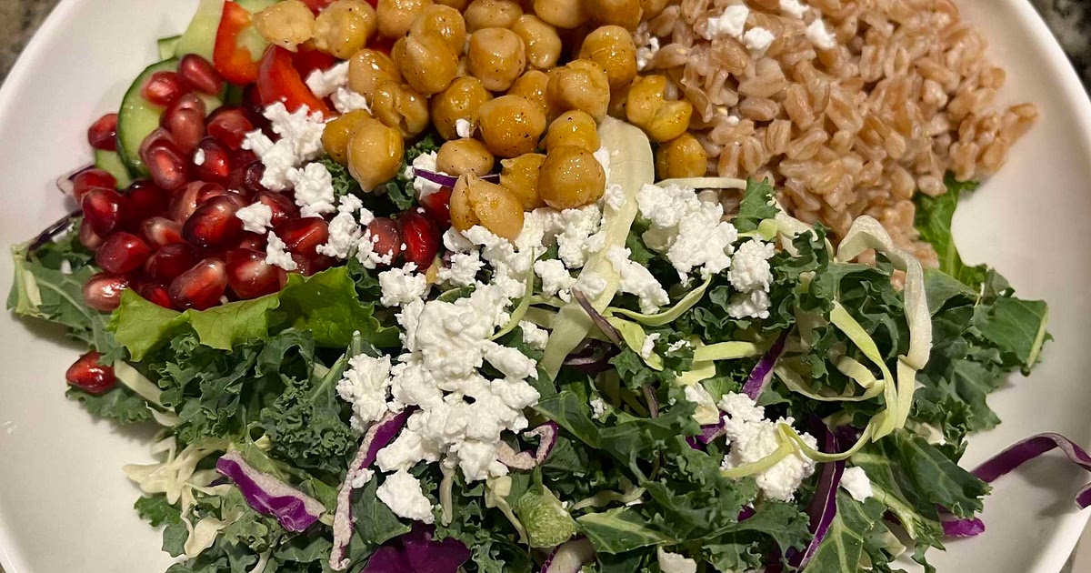 Crispy chickpea and farro salad  Recipe | Samsung Food App