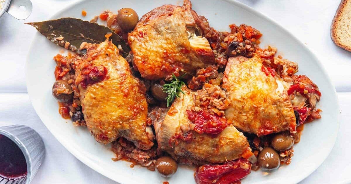 Authentic Chicken Cacciatore Recipe | Samsung Food App